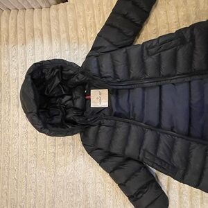 Moncler Midnight Black Hooded Jacket- Toddler